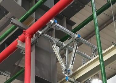 莲池该抗震支架的整体式支吊架结构协调性好